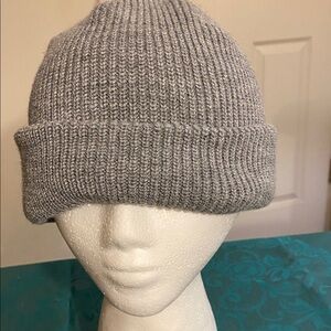 Cozy Gray Knit Beanie